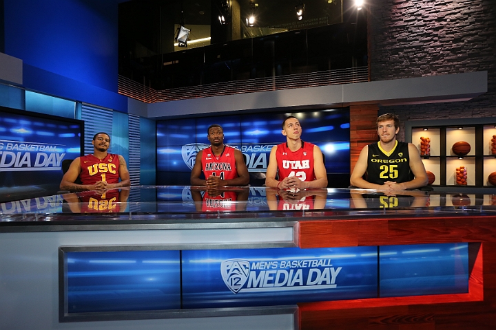 2012 Pac-12 BBall Media-004.JPG - 2012 Pac-12 Basketball Media Day, November 1, 2012, held at the Pac-12 studios, San Francisco, CA.
